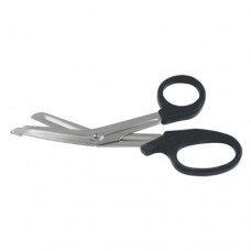 Universal Bandage Scissor Plastic Handle - Red Stainless Steel, 16 cm - 6 1/4"